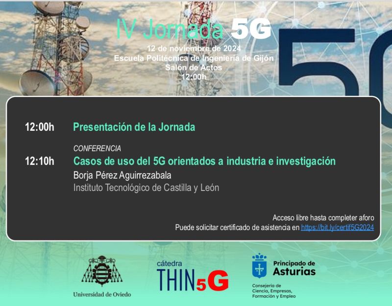 IV Jornada 5G – Casos de uso industriales