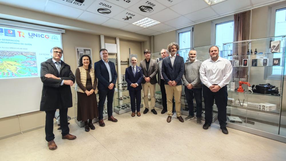 Estreno de una red privada 5G pionera en el campus de Gijón